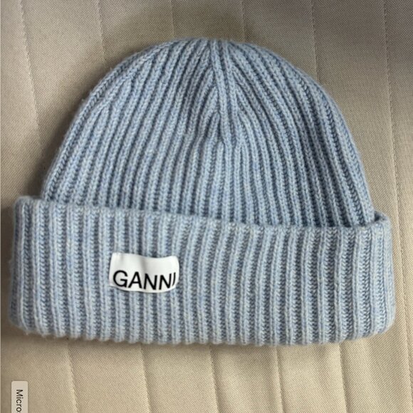 Ganni Baby Blue Beanie - Perfect Condition main image 5